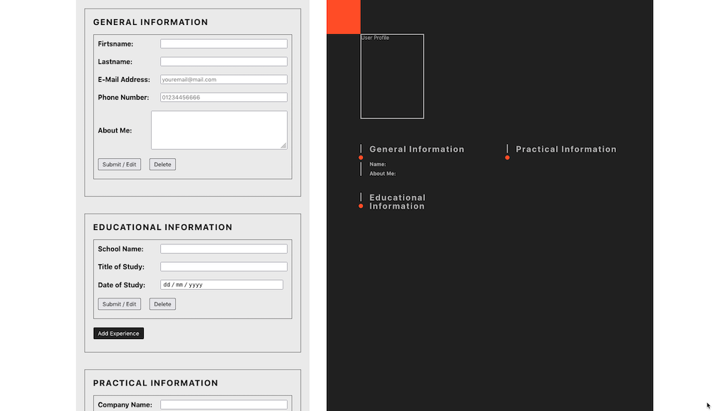 CV Application Image